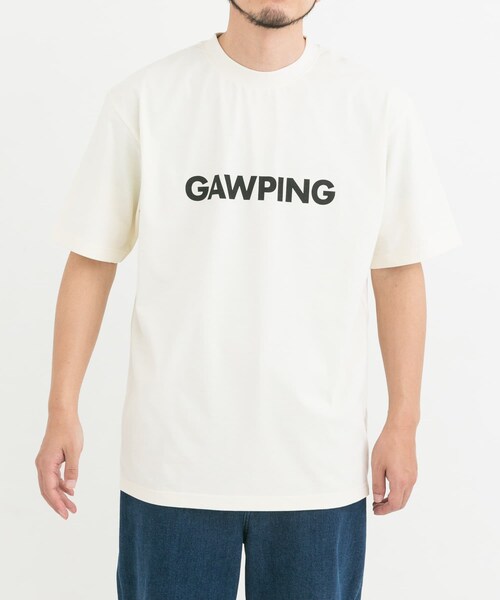 EKAL（エカル）の「『UR TECH ひやサラクール』 GAWPING T-SHIRTS（Tシャツ/カットソー・メンズ・オフホワイト/ブラック・M/L）」の18枚目の写真