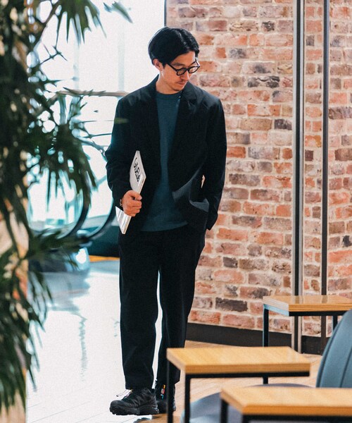 ITEMS URBANRESEARCH（アイテムズ アーバンリサーチ）の「ストレッチナイロン テーラードジャケット（テーラードジャケット・メンズ・KHK/BLK/NVY・M/L）」の7枚目の写真