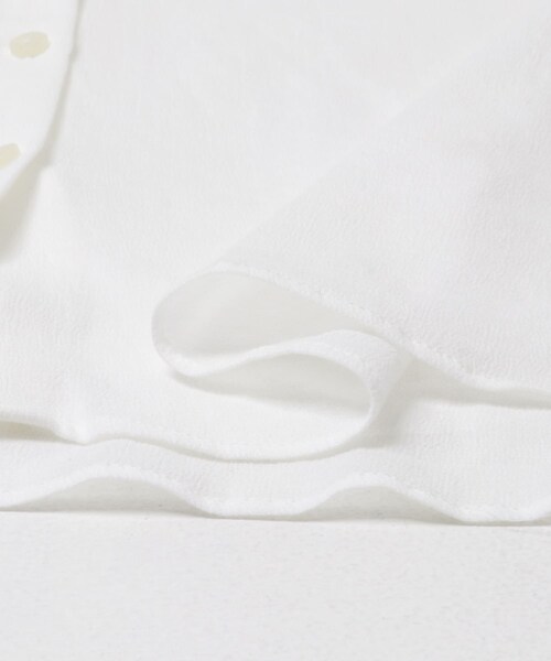 ITEMS URBANRESEARCH(アイテムズ アーバンリサーチ)の「フリルギャザー2WAYブラウス(シャツ/ブラウス・レディース・WHT/CHA・Free)」の6枚目の写真