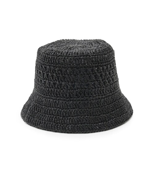 VIS（ビス）の「コーティングペーパーバケットハット（ハット・レディース・ブラック/キナリ・F）」の5枚目の写真