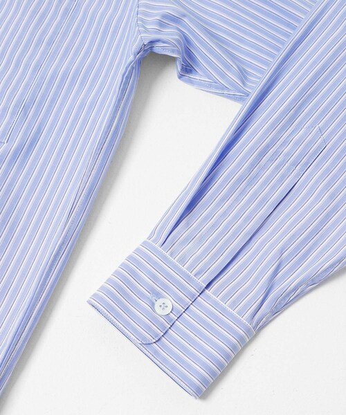 EKAL(エカル)の「cotton crispシャツ(シャツ/ブラウス・レディース・ストライプ/イエロー/グレー・One)」の22枚目の写真