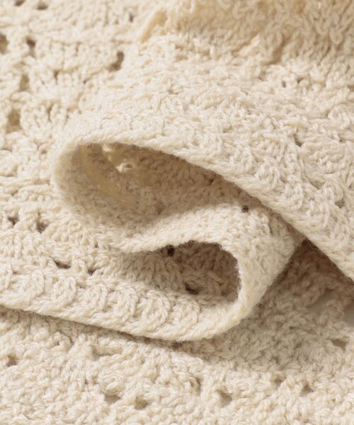 URBAN RESEARCH DOORS(アーバンリサーチドアーズ)の「クロシェニットカーディガン(カーディガン/ボレロ・レディース・OFF/BEIGE・Free)」の10枚目の写真