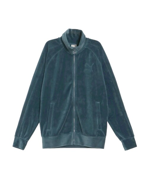 PUMA by Rihanna ロング ベロア地ジャケットコートK192 PUMA by