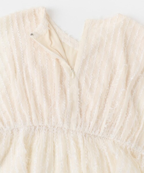 URBAN RESEARCH ROSSO（アーバンリサーチロッソ）の「シアージャガードペプラムブラウス（シャツ/ブラウス・レディース・OFF WHITE/BLACK・FREE）」の14枚目の写真