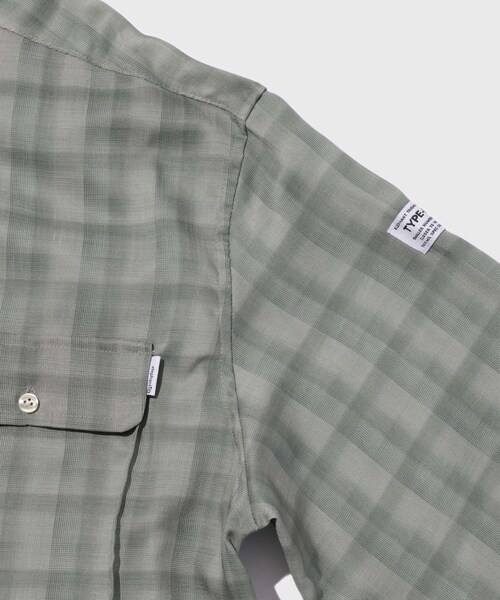 ADAM ET ROPE'(アダムエロペ)の「【elephant TRIBAL fabrics/エレファントトライバルファブリクス】ON THE WAY CHECK SHIRT(シャツ/ブラウス・メンズ・カーキ・F)」の5枚目の写真