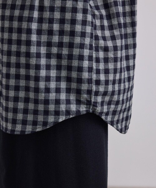 ADAM ET ROPE'(アダムエロペ)の「【INDIVIDUALIZED SHIRTS for SALON】別注フランネルチェックシャツ / グレー(シャツ/ブラウス・レディース・グレー・F)」の15枚目の写真