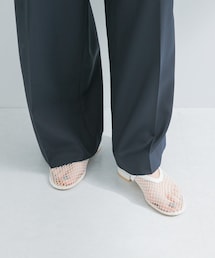 メッシュフラットシューズ