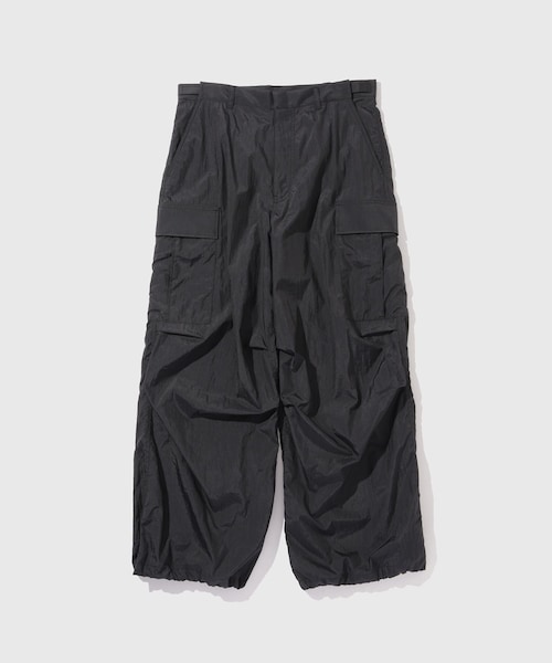 ADAM ET ROPE'（アダムエロペ）の「【elephant TRIBAL fabrics/エレファントトライバルファブリクス】Freedom Cargo Pants（カーゴパンツ・レディース・ブラック/ダークブラウン・M/S）」の2枚目の写真