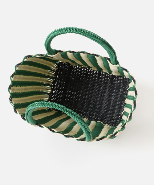 URBAN RESEARCH(アーバンリサーチ)の「LALO Dita Medium(かごバッグ・レディース・OFFWHT×GR・M)」の6枚目の写真