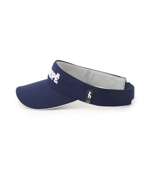 ROPE'(ロペ)の「立体ロゴ刺繍バイザー(サンバイザー・レディース・グレー/ネイビー/ピンク・F)」の5枚目の写真