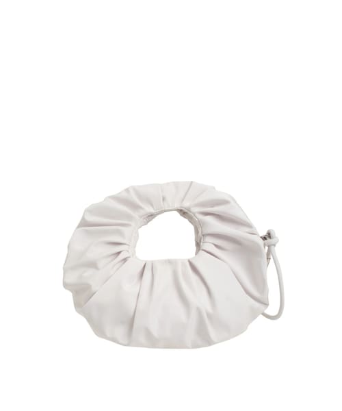 ELENDEEK（エレンディーク）の「【OUTDOOR PRODUCTS×ELENDEEK】TUCK CIRCLE BAG（ハンドバッグ・レディース・オフホワイト/ラベンダー/ブラウン・F）」の2枚目の写真