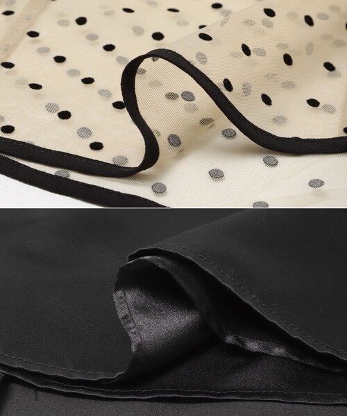 URBAN RESEARCH ROSSO（アーバンリサーチロッソ）の「ANDRESD　RIBBONS DRESS×SHEER TOPS（ワンピース・レディース・NAVY/BLACK・M）」の19枚目の写真