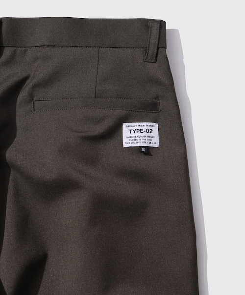 ADAM ET ROPE'(アダムエロペ)の「【elephant TRIBAL fabrics/エレファントトライバルファブリクス】Freedom Slacks(スラックス・メンズ・ブラック/カーキ・M/S)」の10枚目の写真