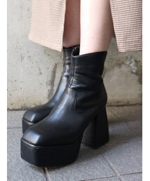 MURUA | ラウンドカーブミドルブーツ(ブーツ)