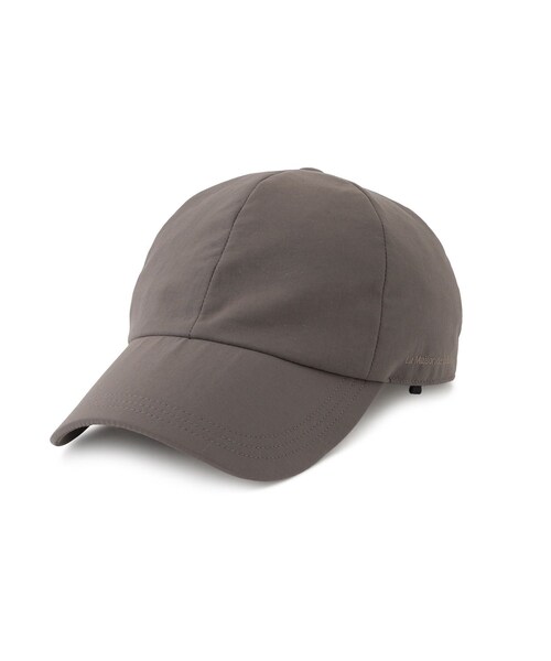 ADAM ET ROPE'（アダムエロペ）の「【La Maison de Lyllis for ADAM ET ROPE'】別注UV MOUNTAIN CAP（キャップ・レディース・ブラック/チャコール/ワイン系・F）」の9枚目の写真