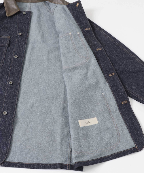 URBAN RESEARCH（アーバンリサーチ）の「Cale　コットンシルクデニムカバーオール（カバーオール・メンズ・Blue・3/4）」の10枚目の写真