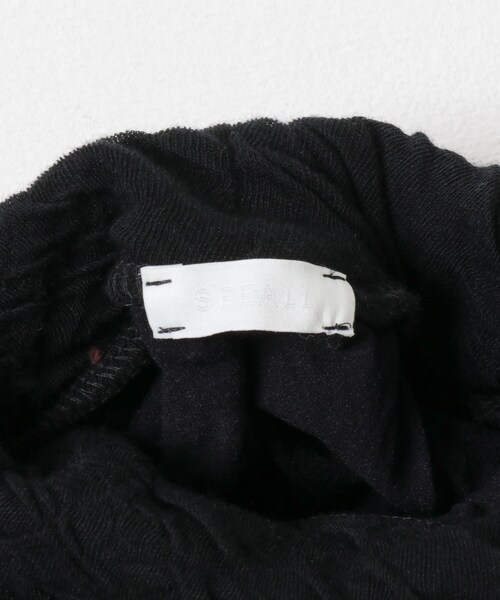 URBAN RESEARCH(アーバンリサーチ)の「SEEALL JACQUARD HIGH NECK TOP(Tシャツ/カットソー・レディース・WHITE/BLACK・M)」の11枚目の写真