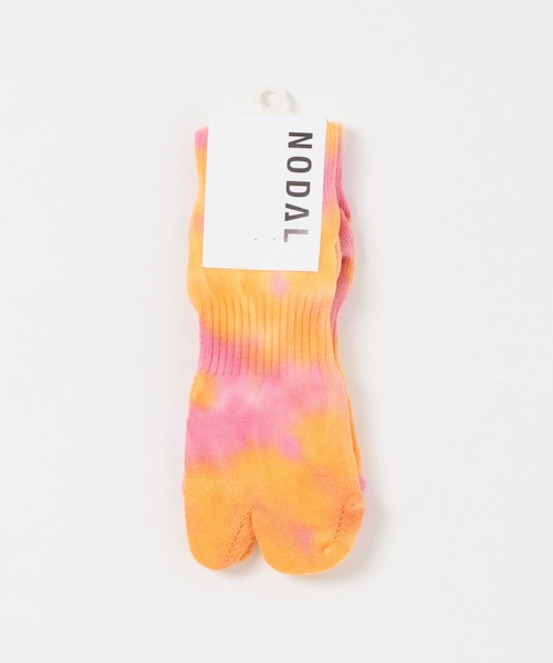 EKAL（エカル）の「NODAL　TIE DYE SOCKS（その他アンダーウェア/インナー・メンズ・SODA KHGRY/OR PINK/PPL YEL/NVY GRN/PNK NVY/YEL CCL/BLU NVY/L GRY CCL/CML CREAM/ORG BLU/L GRY GRN/L BLU RED・One）」の11枚目の写真