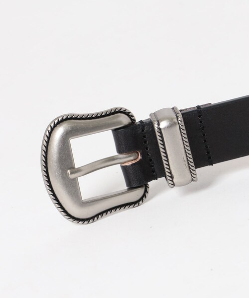 URBAN RESEARCH Sonny Label（アーバンリサーチサニーレーベル）の「Wrangler　WESTERN BELT（ベルト・メンズ・BLACK/WINE・one）」の5枚目の写真