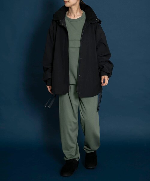 SENSE OF PLACE by URBAN RESEARCH（センスオブプレイスバイアーバンリサーチ）の「Uiscel　タックジョガースウェットパンツ（スウェットパンツ・メンズ・KHAKI/BLACK・one）」の18枚目の写真