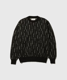ADAM ET ROPE' | 【MARKAWARE/マーカウェア】RAIN DROP PATTERN JUMPER(ニット/セーター)