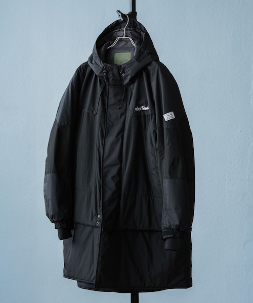 ADAM ET ROPE'（アダムエロペ）の「【elephant TRIBAL fabrics × WILD THINGS for ADAM ET ROPE'】EX DETACHABLE MONSTER PARKA（その他アウター・メンズ・ブラック/カーキ・L/M）」の12枚目の写真