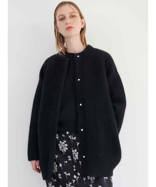 ELENDEEK ラクーンミックスWカーディガン