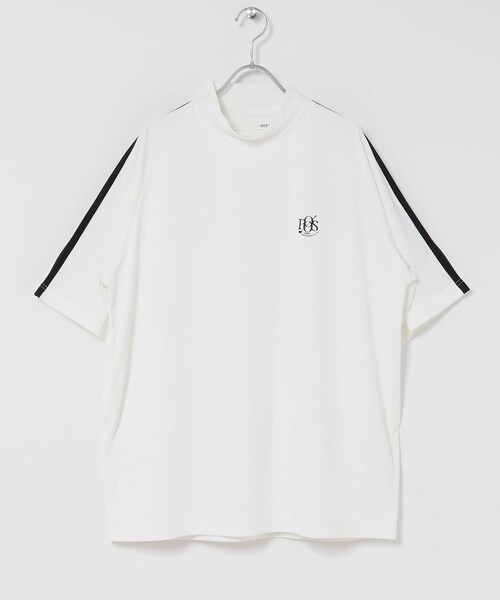 URBAN RESEARCH Sonny Label（アーバンリサーチサニーレーベル）の「OOPS　吸水速乾ラインモックネックTシャツ（Tシャツ/カットソー・メンズ・OFF/BLACK/DARK NAVY・M/L/XL）」の7枚目の写真