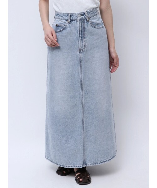 Ungrid（アングリッド）の「ポケットリメイクデニムロングスカート（デニムスカート・レディース・ブルー・S/M）」の5枚目の写真