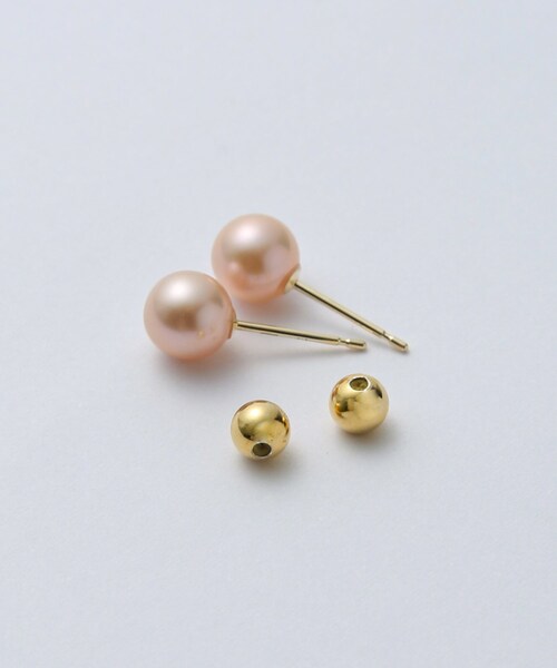 ROPE'(ロペ)の「R(ロペ アール)K10 ピンクパール1粒ピアス(ピアス(両耳用)・レディース・ゴールド・F)」の21枚目の写真