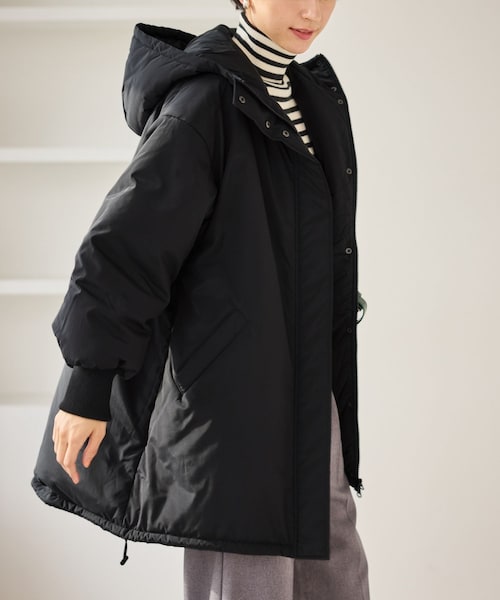ROPE' PICNIC（ロペピクニック）の「中綿モンスターコート（ダウンジャケット/コート・レディース・ブラック/キナリ・F）」の15枚目の写真