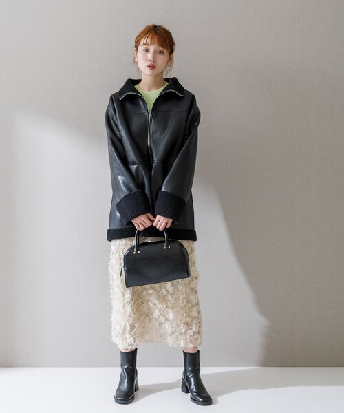 URBAN RESEARCH ROSSO（アーバンリサーチロッソ）の「チュールフラワーレイヤードスカート（スカート・レディース・black/l.beige・FREE）」の17枚目の写真