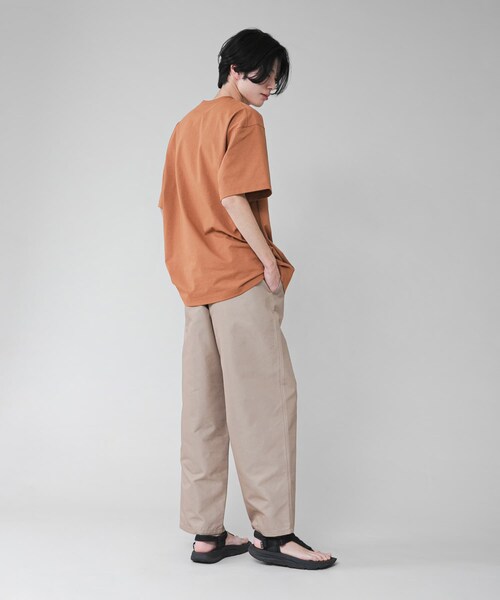 EKAL（エカル）の「『吸水速乾/UVカット』DRY OUT SHORT-SLEEVE T-SHIRTS（Tシャツ/カットソー・メンズ・ホワイト/ネイビー/サルチャ/ブラウンカーキ/ダークプラム・M/L）」の22枚目の写真