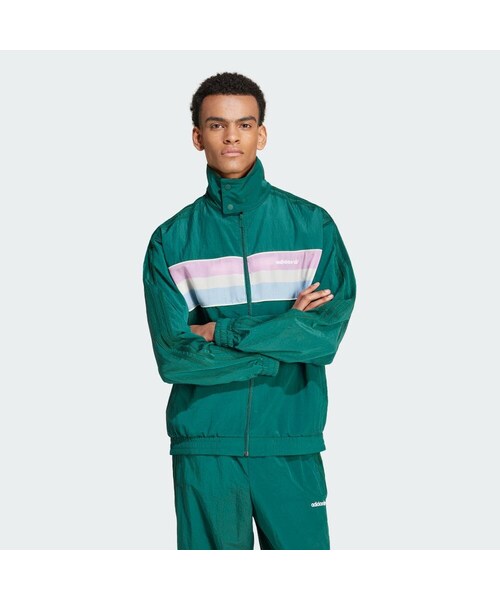 adidas(アディダス)の「'80s ウーブントラックパンツ(パンツ・メンズ・カレッジグリーン/ブルー/グリーン・XS/J/XS/S/M/L/XL/2XL/3XL/J/S/J/M/J/L/J/XL/J/2XL/J/3XL/2XS/4XL/5XL/6XL/J/2XS/J/4XL/J/5XL)」の1枚目の写真