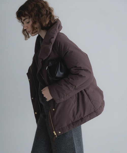 URBAN RESEARCH Sonny Label（アーバンリサーチサニーレーベル）の「撥水ビッグカラーダウンコート（その他アウター・レディース・ブラック/チャコール/ブラウン・Free）」の3枚目の写真
