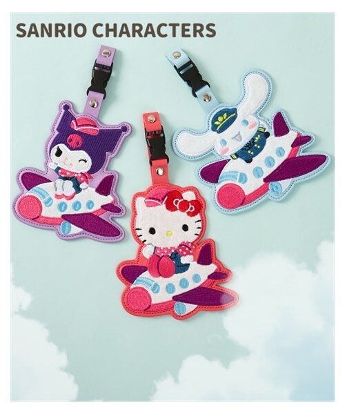nissen（ニッセン）の「サンリオキャラクターズ　ワッペンネームタグ（ファッション雑貨・メンズ・レッド(ハローキティ)/サックス(シナモロール)/パープル(クロミ)・Y）」の3枚目の写真