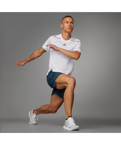 adidas（アディダス）の「HEAT. RDY HIIT エレベーテッド トレーニング 半袖Tシャツ（トップス・メンズ・グレー/ブラック/アークティックナイト/ホワイト・S/M/2XL/3XL/XL/L/XS/2XS）」の12枚目の写真