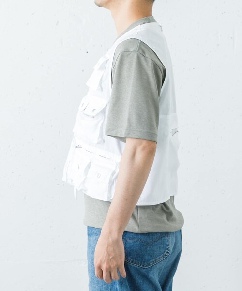 URBAN RESEARCH（アーバンリサーチ）の「SEVEN BY SEVEN　HUNTING SHORT VEST（ベスト・メンズ・030 WHITE・M/L）」の5枚目の写真