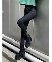 EMODA | 【ELDER】SYMハイウエストデニム(デニムパンツ)