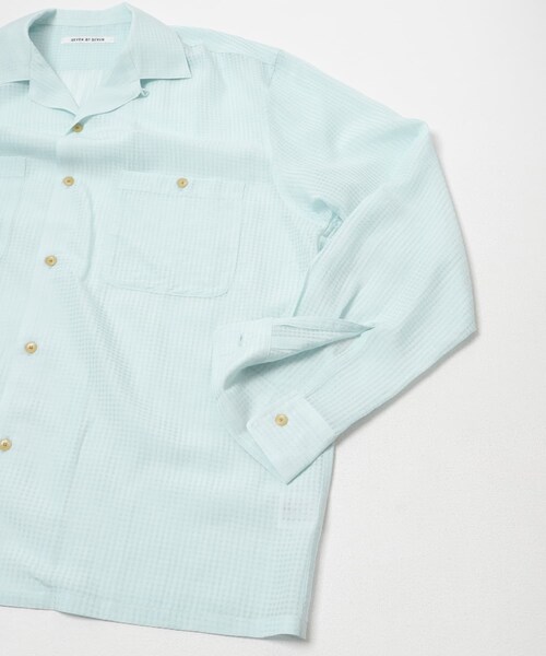 URBAN RESEARCH(アーバンリサーチ)の「SEVEN BY SEVEN SHEER ORGANIC COTTON SHIRTS LONG-SLEEVE(シャツ/ブラウス・メンズ・060 YELLOW/110 BLUE・M/L)」の6枚目の写真
