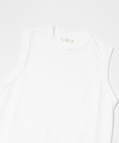 URBAN RESEARCH(アーバンリサーチ)の「onit AMERICAN DRY COTTON T-SHIRTS(タンクトップ・レディース・WHITE/GRAPHITE/INK BLUE・2)」の6枚目の写真