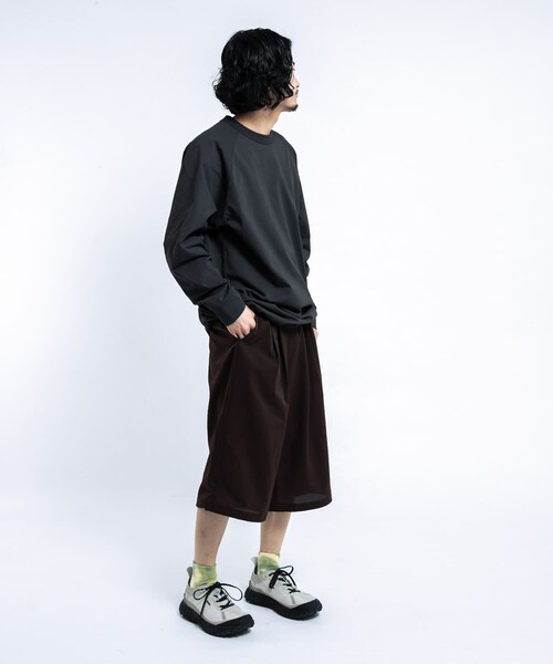 EKAL（エカル）の「DRY OUT BALLOON FIT LONG-SLEEVE T-shirts（Tシャツ/カットソー・メンズ・ホワイト/ネイビー/チャコール・M/L）」の20枚目の写真