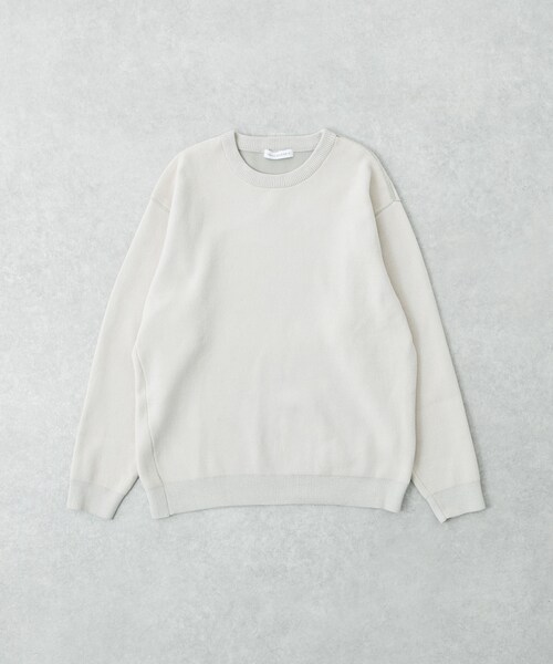 URBAN RESEARCH（アーバンリサーチ）の「モールニットプルオーバー（ニット/セーター・メンズ・IVORY/S.GREEN/GRAY/BLACK・M/L）」の15枚目の写真