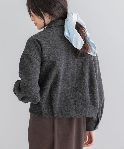 URBAN RESEARCH ROSSO（アーバンリサーチロッソ）の「ブークレーブルゾン（ブルゾン・レディース・OFF/CHARCOAL・Free）」の18枚目の写真