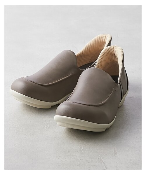 nissen（ニッセン）の「リゲッタ（ツヴォル）スットオン　モカシンスリッポン（バレエシューズ・メンズ・黒×黒/グレー/グレーブルー・S=22.0~22.5cm/M=23.0~23.5cm/L=24.0~24.5cm/LL=25.0~25.5cm）」の8枚目の写真