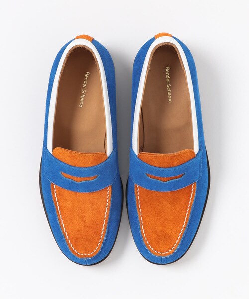 URBAN RESEARCH(アーバンリサーチ)の「Hender Scheme typical exception loafer(ローファー・メンズ・purple ye/blue or・3/5)」の5枚目の写真