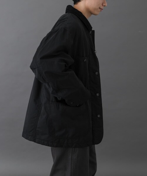 URBAN RESEARCH DOORS（アーバンリサーチドアーズ）の「FORK&SPOON　インサレーションカバーオール（カバーオール・メンズ・BLACK/IVORY・4/5）」の16枚目の写真