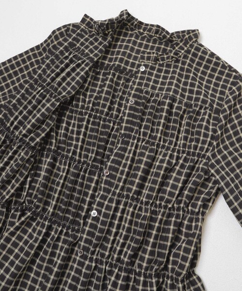 URBAN RESEARCH ROSSO（アーバンリサーチロッソ）の「チェックシャーリングブラウス（シャツ/ブラウス・レディース・OFF CHECK/BK CHECK/BRN CHECK・Free）」の8枚目の写真