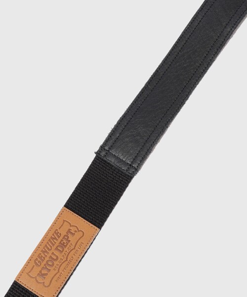 ADAM ET ROPE'（アダムエロペ）の「【KYOU/キョウ】JUICE.01 Action Leather combi Belt（ベルト・メンズ・ブラック/キナリ/オリーブ・F）」の9枚目の写真