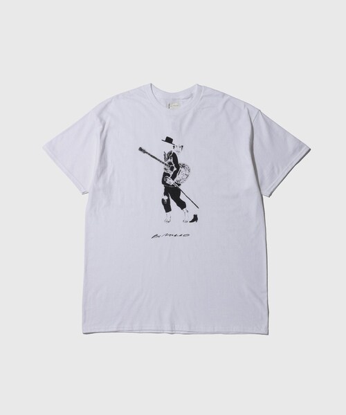 ADAM ET ROPE'(アダムエロペ)の「【BLACKBIRD/ブラックバード】short sleeve cut sewn 03(Tシャツ/カットソー・メンズ・ブラック/ホワイト・1/2)」の2枚目の写真